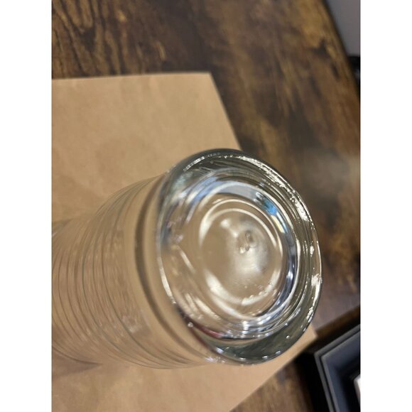 Set Of 5 Libbey Orbita Glasses Wave Pattern 16 Oz Each - Picture 6 of 8